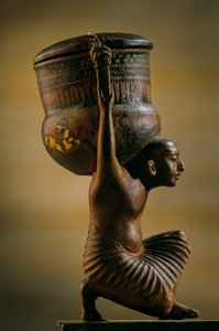 ウングエント容器；ハイティの墓；アメンホテプ4世治世；アクエンアテン；アマルナ、2009年（写真） 作： Kenneth Garrett