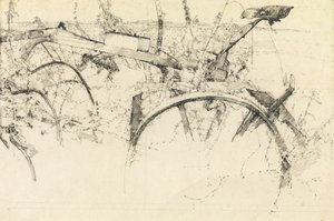 古いすきの研究（鉛筆） 作： Kenneth Newton