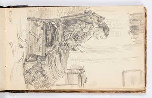 スケッチブックのページ 作： Kenyon Cox