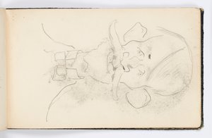 スケッチブックのページ: 似顔絵 作： Kenyon Cox
