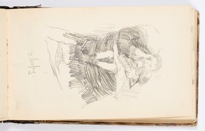 スケッチブックのページ: スリーピー 作： Kenyon Cox