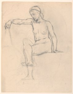 Study for "Astronomy"、"The Sciences"、米国議会図書館、ワシントン D.C.
