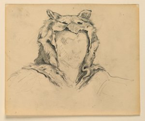 「狩猟」の研究、「文明の進歩：狩猟、牧畜、農業」州議会議事堂、デモイン、アイオワ州 作： Kenyon Cox