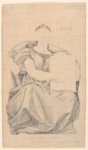Study for "The State", "The Reign of the Law", 上訴部裁判所、ニューヨーク州ニューヨーク 作： Kenyon Cox