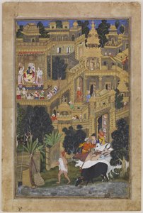 ゴールデンシティのクリシュナ卿、1586年頃 作： Kesav Kalan