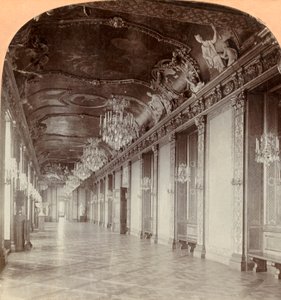 グレートバンケットホール、王宮、ストックホルム、スウェーデン、1901年。 作： Keystone View Company