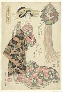 パイプを持った娼婦 作： Kikugawa Eizan