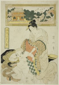 東叡山寛永寺（「風流江戸八景」より）