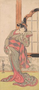俳優・岩井半四郎、1780～1790年。 作： Kinchodo Sekiga