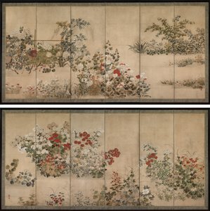 花と草 作： Kitagawa Sosetsu
