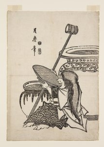 Shoujyou（カラー木版画 作： Kitagawa Tsukimaro