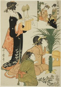 第四幕 忠臣蔵より 作： Kitagawa Utamaro