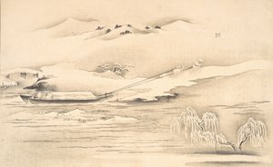 絵本銀世界の本 銀の世界 18世紀後半～19世紀前半 作： Kitagawa Utamaro