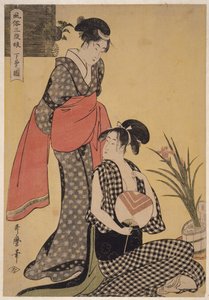 下品の図 作： Kitagawa Utamaro