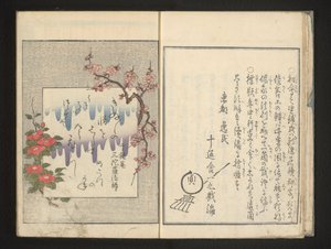 春の花の詩 作： Kitagawa Utamaro