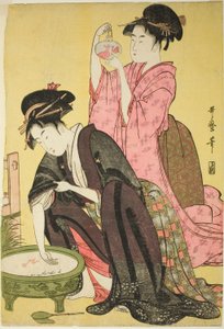 金魚 作： Kitagawa Utamaro