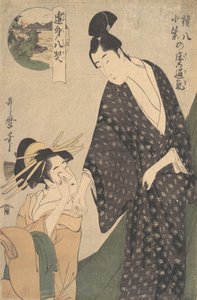 権八 に 濃紫 の とこ の 付き、 か。 １７９５。