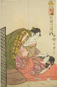 方ｒ おｆ テェ Ｄラゴン （龍 の 国）、 ｆろｍ テェ セリエｓ ”とぇｌヴェ 法ｒｓ 員 吉原 （せいろ 樹に 時 続き）” 作： Kitagawa Utamaro