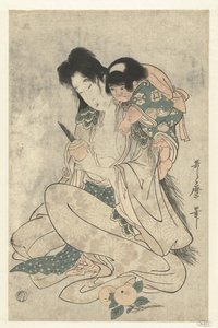 金時 園 山姥 作： Kitagawa Utamaro