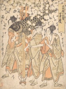 ランタンフロート、1800年代前半 作： Kitagawa Utamaro