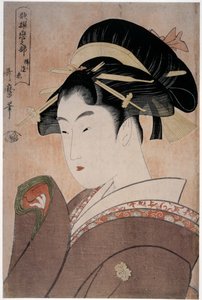 Anthology of Poems：The Love Section（1793-1794）の「めったに出会わない愛」 作： Kitagawa Utamaro
