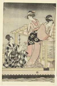 夜行性釣り 作： Kitagawa Utamaro