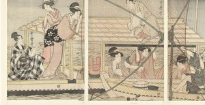 夜行性釣り 作： Kitagawa Utamaro
