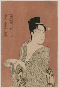 シリーズの流行タイプ 女性の人相における10のタイプ 作： Kitagawa Utamaro