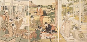 4つの達成感 キンキショーガ 1788～90年頃 作： Kitagawa Utamaro