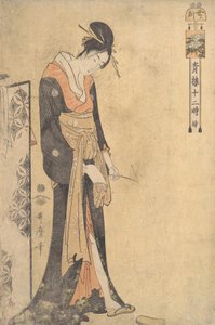 The Hour of the Ox 午前1時から午前3時まで 1794年頃 作： Kitagawa Utamaro