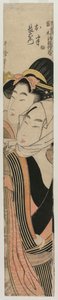 おはんと長右衛門の恋人たち (浄瑠璃 常磐津・富本流より) 作： Kitagawa Utamaro