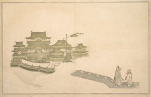 月の宮殿、1789 年 8 月。 作： Kitagawa Utamaro