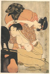 女性と子供