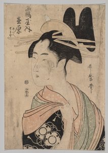 Woman of the Yoshiwara, 1753-1806.  作： Kitagawa Utamaro