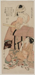 パランクインの女性たち... 1790年代後半 作： Kitagawa Utamaro