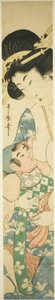 母親の授乳中の子供