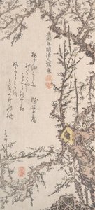 開花した梅の木 18世紀後半から19世紀前半