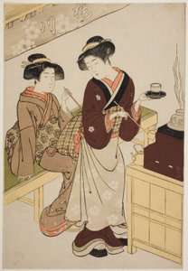 桜川茶屋 作： Kitao Shigemasa