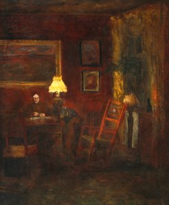インテリアの女性 作： Kitty Lange Kielland