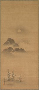 源仲国、光郷上人を訪ねる 作： Kiyohara Yukinobu