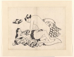 キスで愛し合うカップル 作： Kiyonobu (I) , Torii