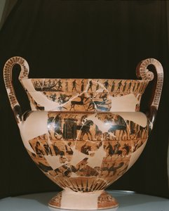 エルゴティモス作「フランソワの壺」（紀元前575～560年頃）紀元前570年頃（陶製