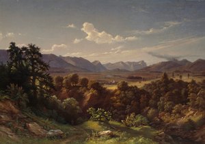 ドイツの風景 作： Knud Andreassen Baade