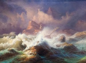 難破船 作： Knud Andreassen Baade