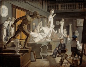 ノルウェー語  Fra Kunstakademiet i København コペンハーゲンのアカデミーの風景