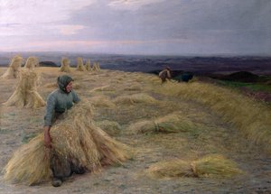 ハーベスター、ユトランド、スビンクロフヴィルデモセン 作： Knud Larsen