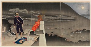 作： 小林清親