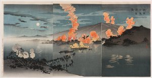 わが軍が平壌の中国軍陣営を攻撃