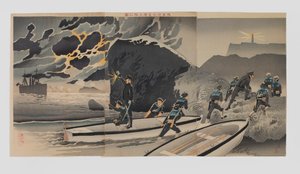  作： 小林清親