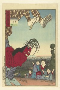 江戸のストリートアーティスト 江戸の剣馬 武蔵百景（シリーズタイトル） 武蔵百景の内 作： Kobayashi Kiyochika